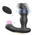 Vibrator anal rotativ Aixiasia Hiross (negru)