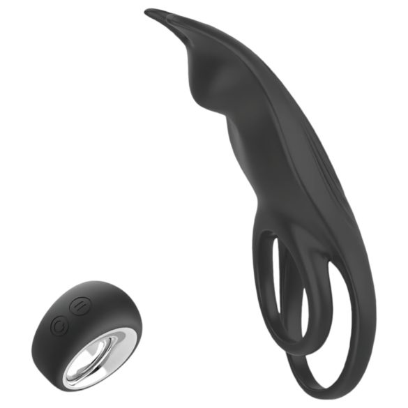 Aixiasia Hoody B - inel penian cu radio și acumulator (negru)