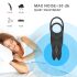 Aixiasia Hoody B - inel penian cu radio și acumulator (negru)