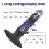 Aixiasia Roy - vibrator anal cu telecomandă și acumulator (negru)