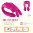 Aixiasia Hera - vibrator de cuplu cu acumulator și radio (roz)