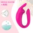 Aixiasia Hera - vibrator de cuplu cu acumulator și radio (roz)