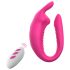 Aixiasia Hera - vibrator de cuplu cu acumulator și radio (roz)