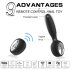 Aixiasia Dylon-Remote - vibrator anal wireless cu acumulator - negru