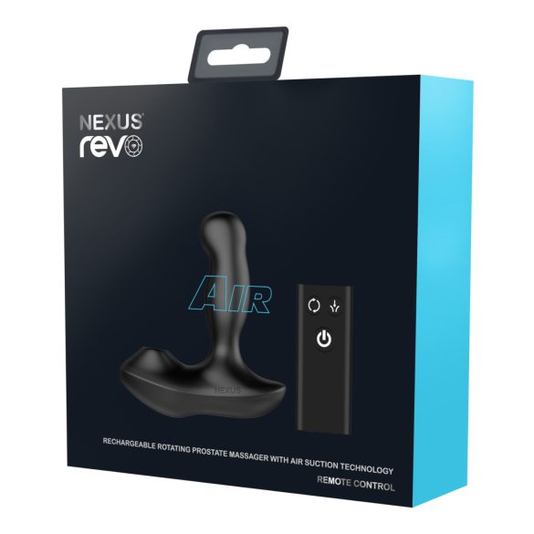 Nexus Revo Air - vibrator rotativ pentru prostată - negru