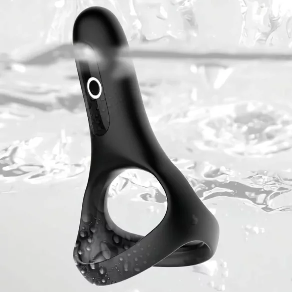 Magic Motion Rise - inel pentru penis cu vibrații - smart, reîncărcabil, negru