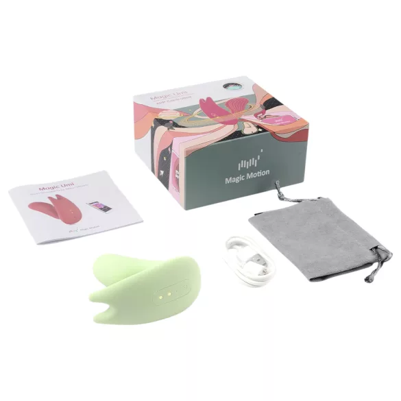 Magic Motion Umi - Vibrator 2 în 1 controlat prin aplicație (verde)