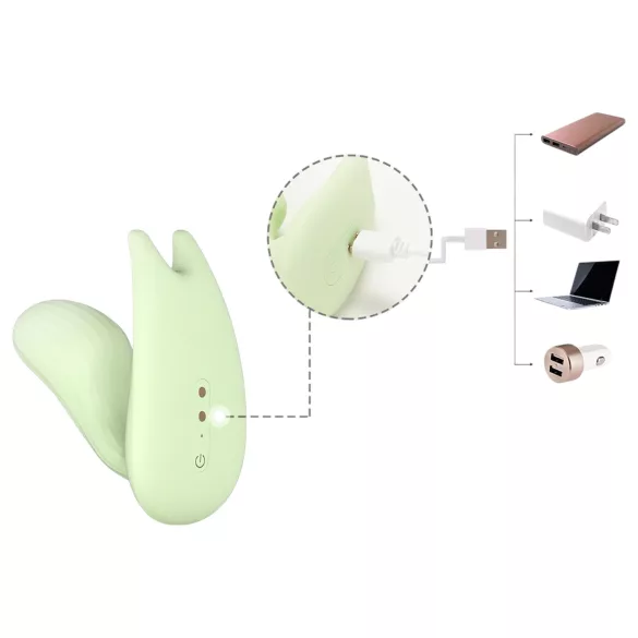 Magic Motion Umi - Vibrator 2 în 1 controlat prin aplicație (verde)