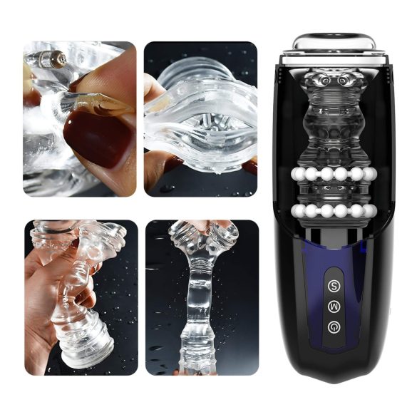 Magic Motion Xone - masturbator inteligent - silicon albastru