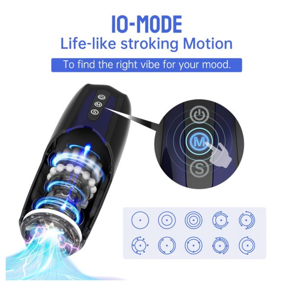 Magic Motion Xone - masturbator inteligent - silicon albastru