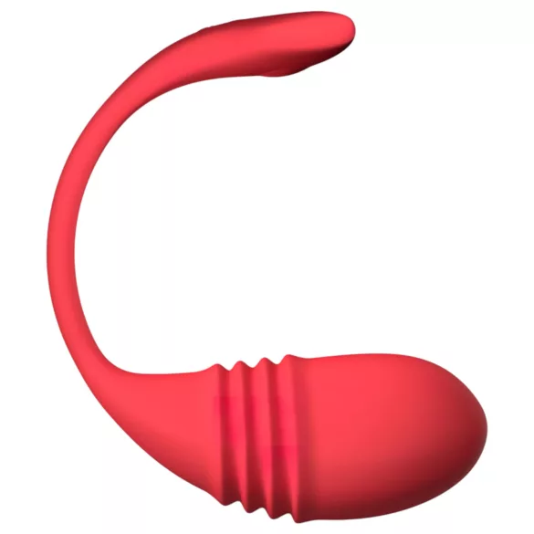 Lovense - Ou vibrator inteligent cu funcție de împingere - roșu