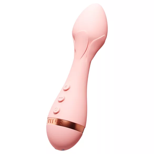 Vush Fleur - vibrator de masaj cu acumulator, rezistent la apă (roz)