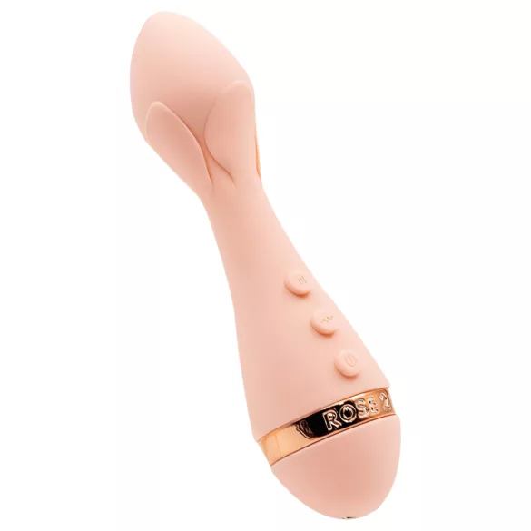 Vush Fleur - vibrator de masaj cu acumulator, rezistent la apă (roz)