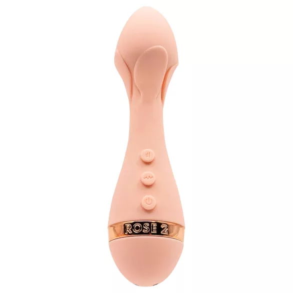 Vush Fleur - vibrator de masaj cu acumulator, rezistent la apă (roz)