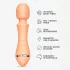 Vush Majesty 2 - vibrator masaj reîncărcabil, impermeabil - portocaliu