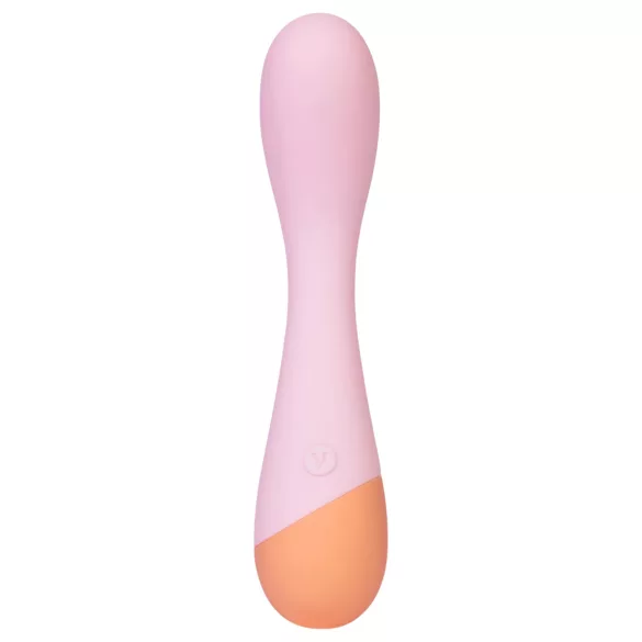 Vush Peachy G-Spot - vibrator punctul G reîncărcabil silicon roz
