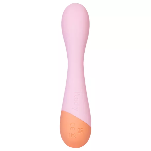 Vush Peachy G-Spot - vibrator punctul G reîncărcabil silicon roz