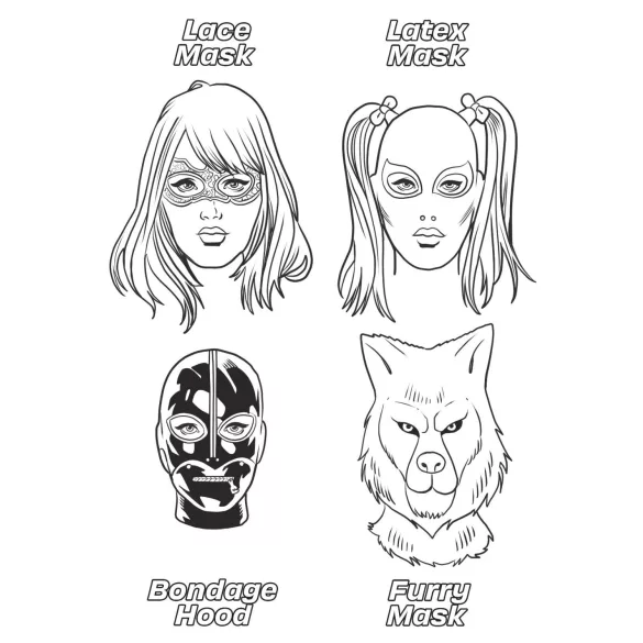 WoodRocket - carte de colorat adulti - fetișuri sexuale