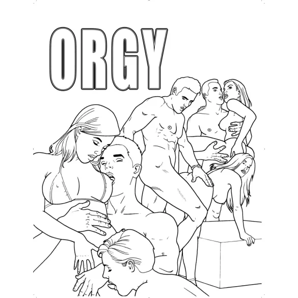 WoodRocket - carte de colorat pentru adulți - tematică erotică