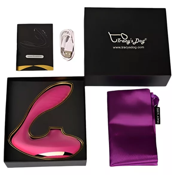 Tracy's Dog OG - Vibrator pentru punctul G și stimulare clitoris - silicon roz