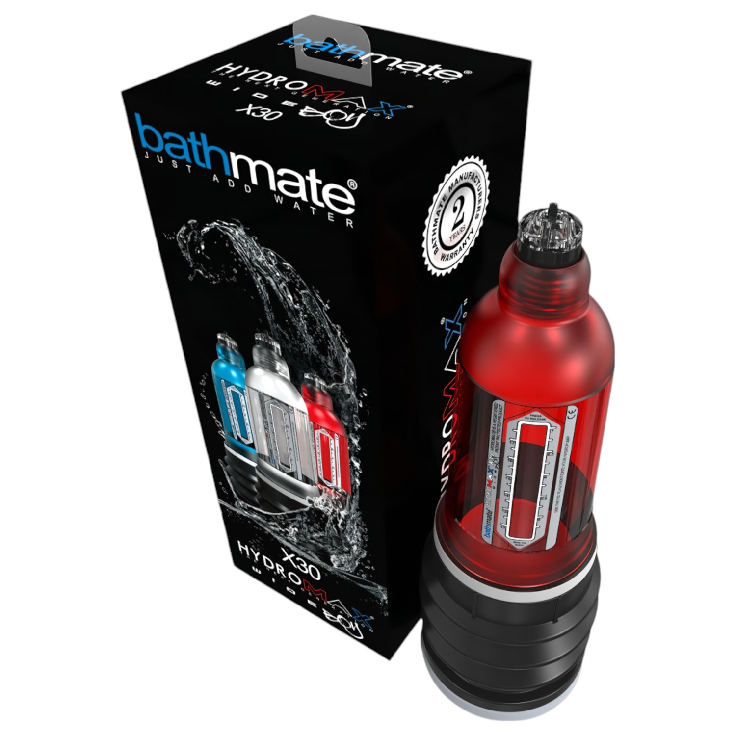 Hydromax 7 Wide Roșu - Pompa Ideală pentru Plăcere Maximă!