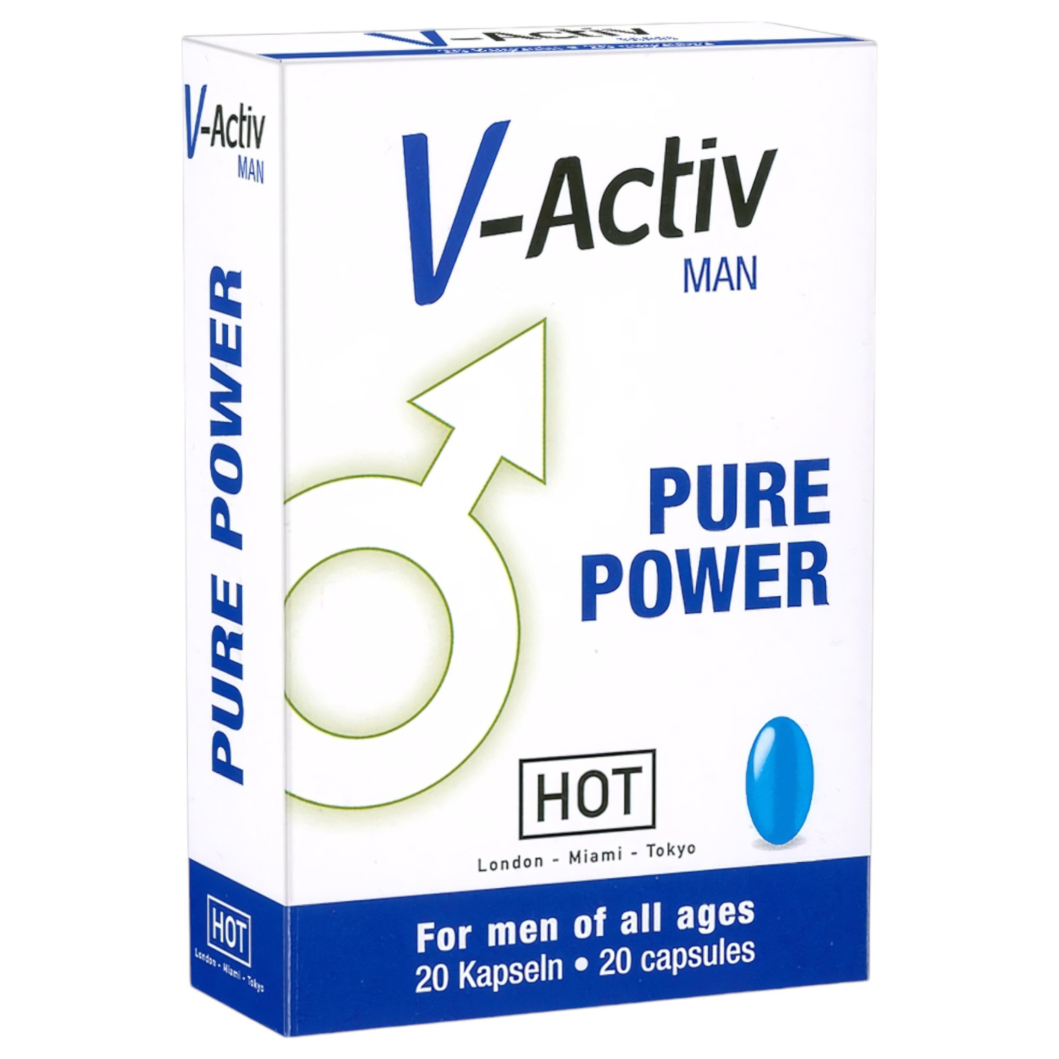 HOT - V-Active - supliment alimentar sub formă de capsule pentru bărbați (20 bucăți)
