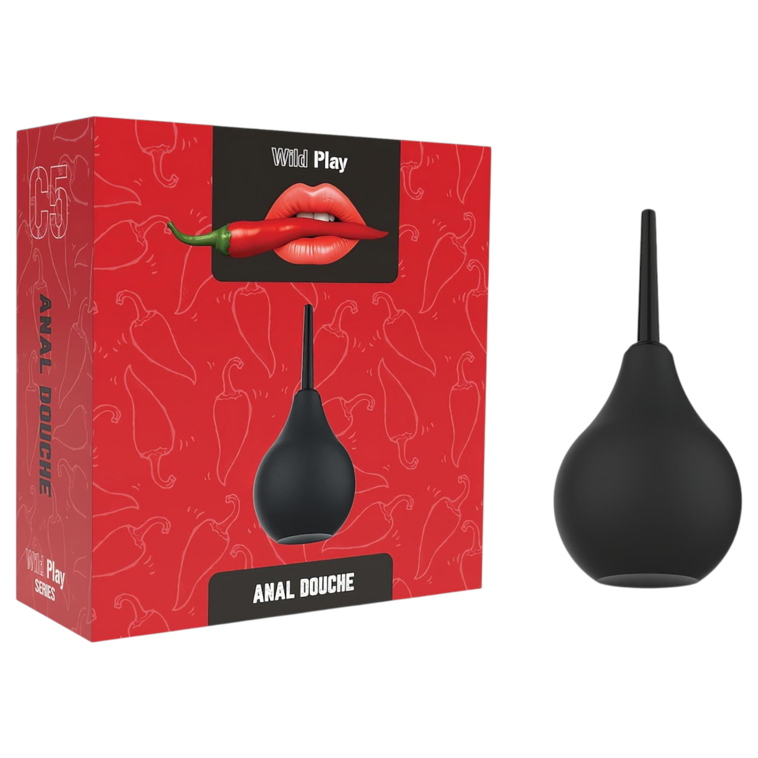 Erospace Wild Play - duş anal (negru)