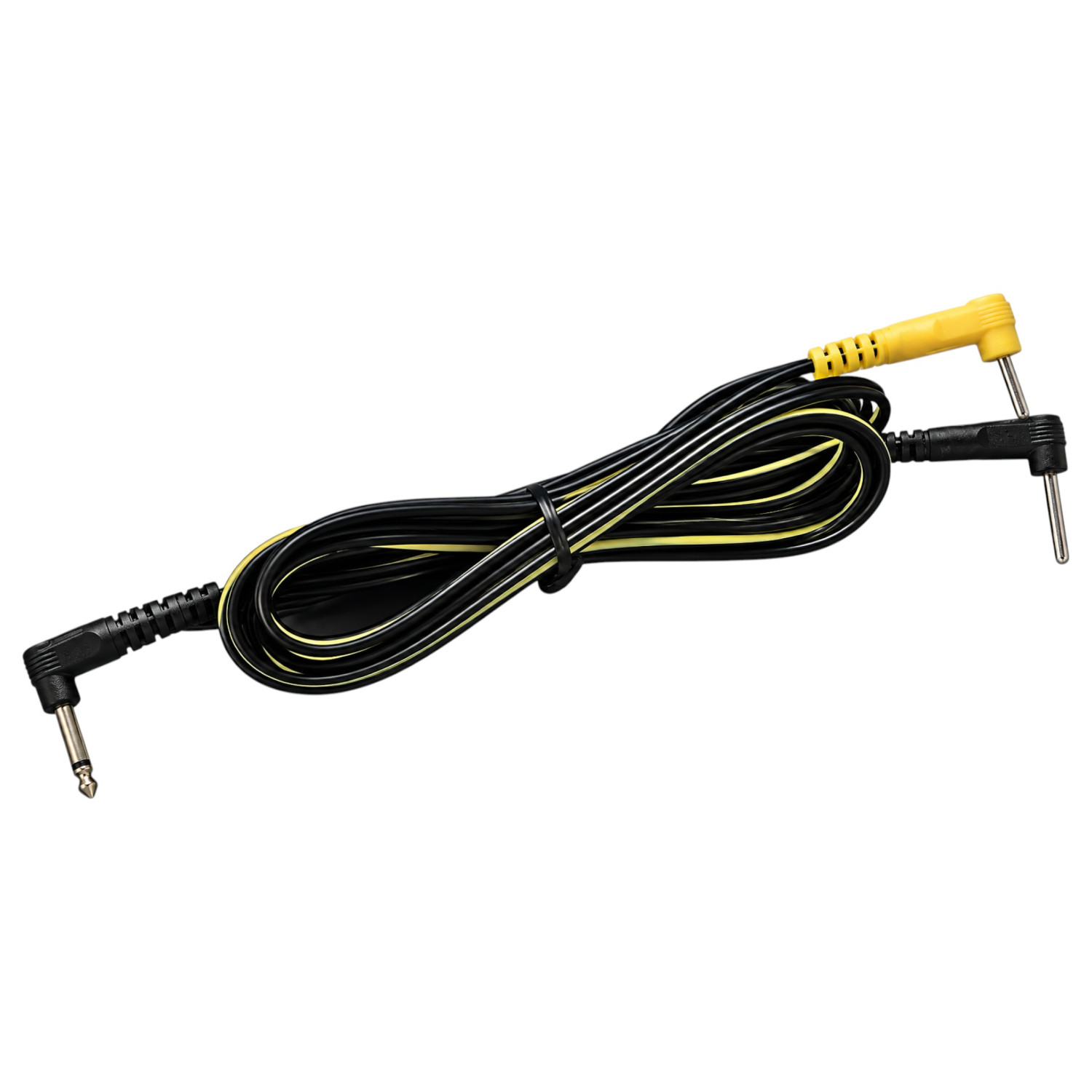 DG-LAB - cablu de electrod cu pini unghiulari de 2 mm (negru)
