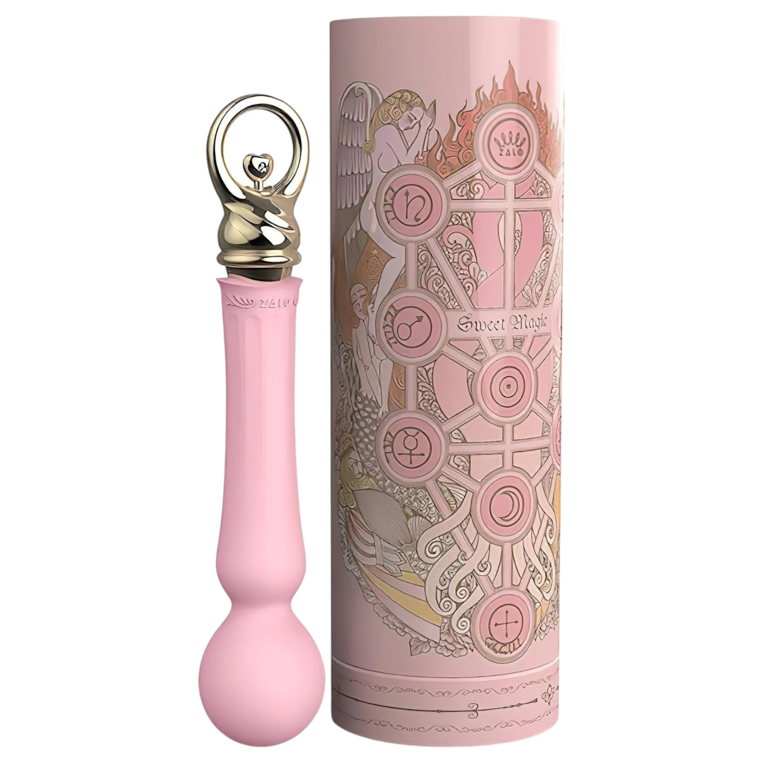 ZALO Confidence - vibrator de lux reîncărcabil - masaj intens - roz